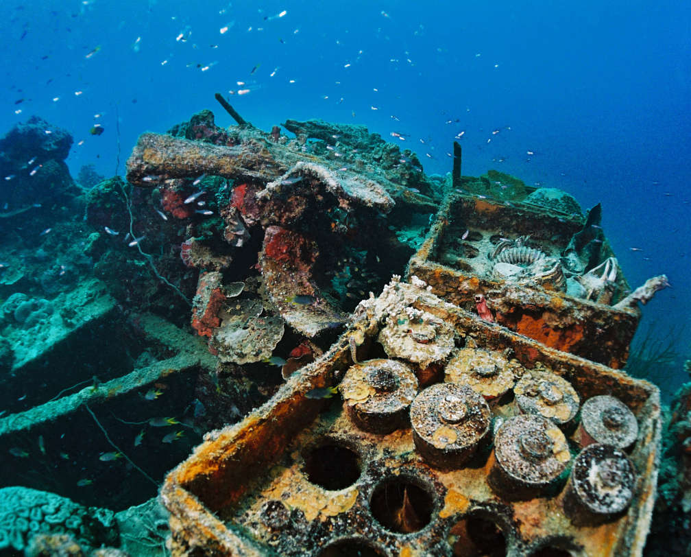 wreck dive in Palau